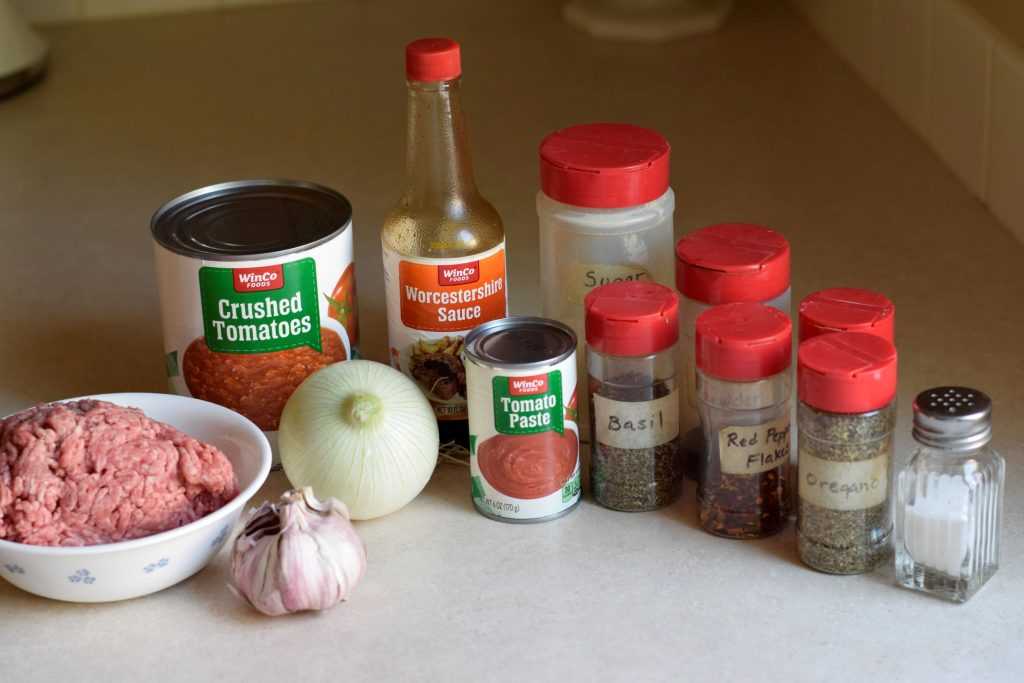 Herbs and ingredients sitting on the counter