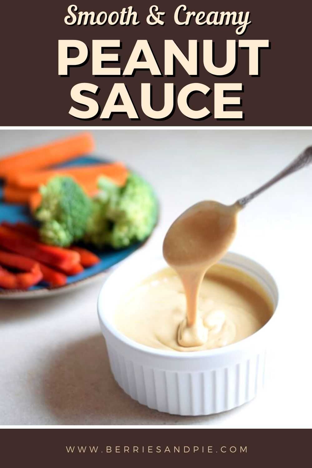 Peanut Sauce and Dressing Berries and Pie